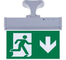 SG071-A1 Çift Yönlü Acil Yönlendirme Armatürü (Askı Aparatlı) Aşağı