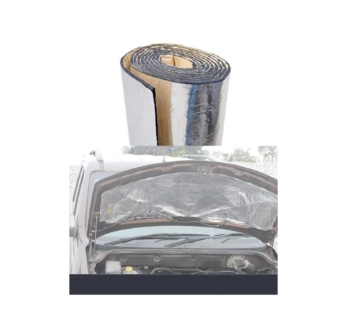 Araç Oto Ses Yalıtımı Alüminyum Folyolu Araç Ses Yalıtım Şiltesi 9mm 100x500cm