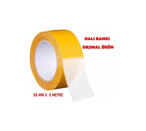 Halı Kaydırmaz Bant Halı Kilim Sabitleme ve Yapıştırma Bandı 50mm x 5metre