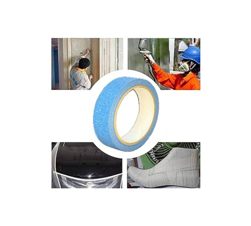 Renkli Maskeleme Kağıt Bant Boya Bandı 24mmx20mt Mavi