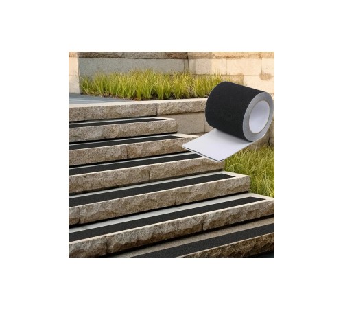 5 Adet Merdiven Ve Zemin Kaydırmaz Kaymaz Bant 50mm X 25mt Siyah