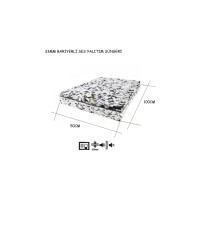 Bariyerli Adepan Bondex 33mm 180 Dns %90 Ses Keser 50CMx100CM