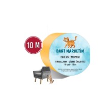 Kedi Caydırıcı Eğitim Bandı, Mobilyalar Için Tırmalamaya Karşı Önleyici, %100 Şeffaf10 Cm X 10 Mt