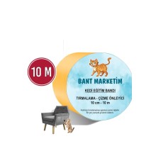 Kedi Caydırıcı Eğitim Bandı, Mobilyalar Için Tırmalamaya Karşı Önleyici, %100 Şeffaf10 Cm X 10 Mt