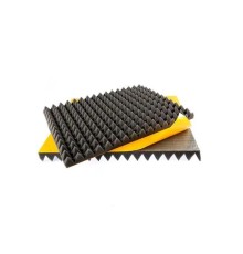 Ses Yalıtımı Akustik Piramit Süngeri Kendinden Yapışkanlı 40mm 50x50 20 Adet