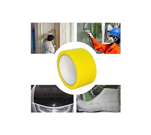 Renkli Maskeleme Kağıt Bant Boya Bandı 50mmx20mt Sarı