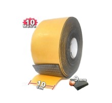 Araç Oto Ses Isı Yalıtım 10cm x 10mt 9mm Yapışkanlı Kauçuk Izolasyon Malzemesi Yalıtım Bandı