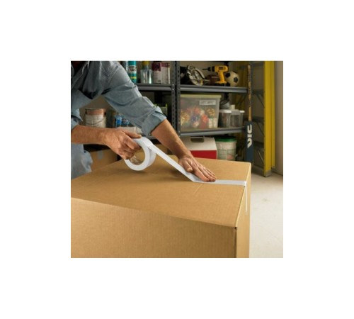 Beyaz Koli Bandı 45mmx100m Renkli Koli Bantı Beyaz Renk Hotmelt Yapışkanlı