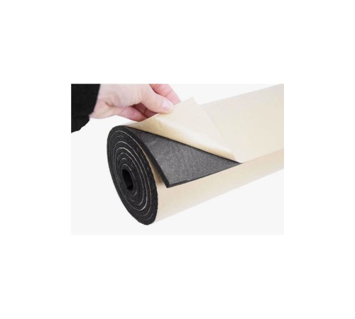 Yapışkanlı Oto Ses Yalıtım Karavan Oto Konteyner 13 Mm Kalınlık 1m² Kauçuk Sünger Ses Yalıtımı
