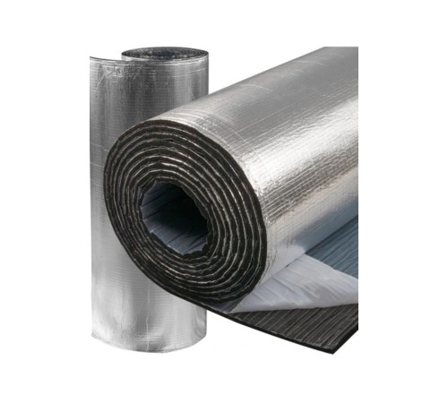 Kaput Altı Alüminyum Folyolu Yalıtım 120x100cm 6mm Yapışkanlı Karavan Oto Ses Yalıtım