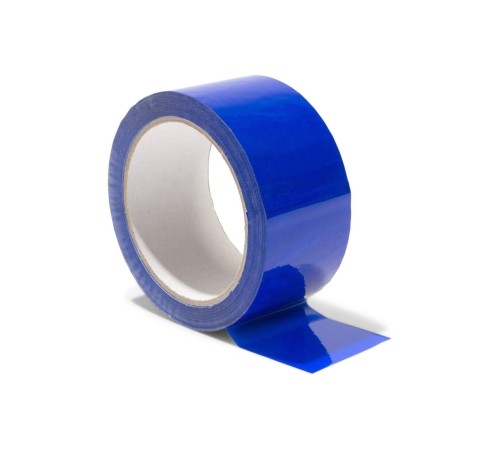 Mavi Koli Bandı 45mmx100m Renkli Koli Bantı Mavi Renk Hotmelt Yapışkanlı