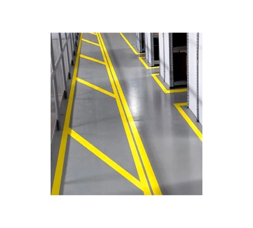 Yer Işaretleme Bandı Sarı 10cmx30m Sarı Zemin Bandı Sarı Ikaz Bandı 100mm