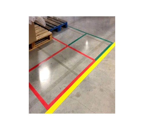 Yer Işaretleme Bandı Sarı 10cmx30m Sarı Zemin Bandı Sarı Ikaz Bandı 100mm