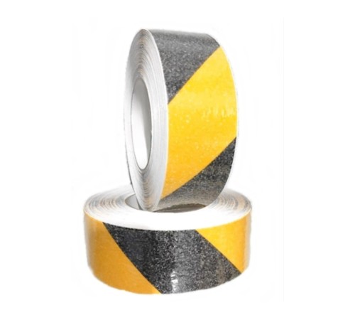 5 Adet Merdiven Ve Zemin Kaydırmaz Bant 50mm x 25mt Sarı Siyah