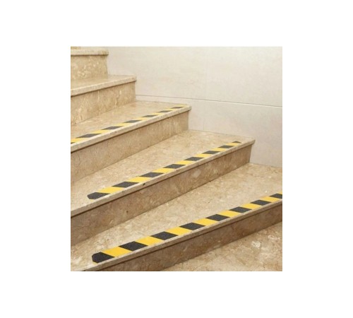 5 Adet Merdiven Kaydırmaz Kaymaz Bant 25mm X 25mt Sarı Siyah