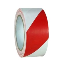 Yer İşaretleme Bandı Kırmızı-beyaz 5cmx30m Kırmızı Beyaz Zemin Bandı İkaz 50mm