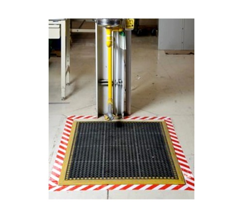 Yer İşaretleme Bandı Kırmızı-beyaz 5cmx30m Kırmızı Beyaz Zemin Bandı İkaz 50mm