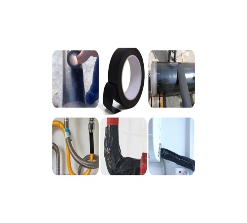 Siyah Pvc Bant 6 Adet 5cmx25m Izolasyon Bandı 50mm