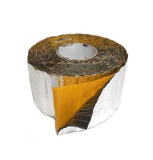 Araç Oto Ses Isı Yalıtım Bandı 3mm x 10cm x 5metre Alüminyum Folyolu Kauçuk Bant Izolasyon Malzemesi