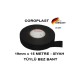 Coroplast 10 Adet Bez Bant Tüylü Yanmaz Kumaş Kablo Sarma Bantı 19mm 15mt