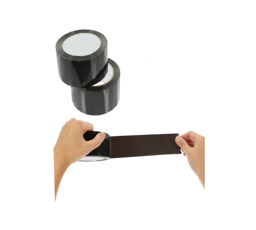 Renkli (Siyah) Koli Bandı 45x100 Metre 6 Adet 1 Paket