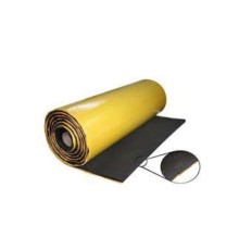 Araç Oto Ses Isı Yalıtım Malzemesi 10m² Kauçuk Sünger Yapışkanlı 9mm Kalın 100cmx10mt