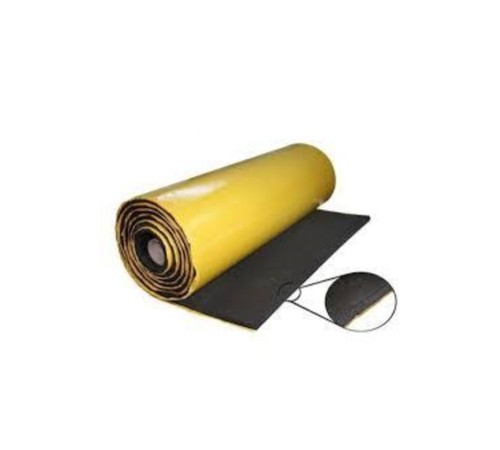 Araç Oto Ses Isı Yalıtım Malzemesi 10m² Kauçuk Sünger Yapışkanlı 9mm Kalın 100cmx10mt