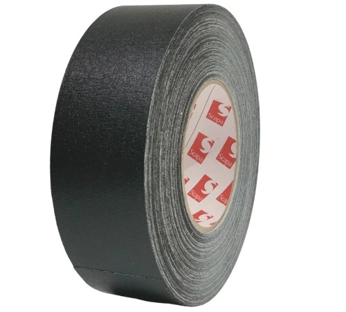 Scapa 3130 Mat Su Geçirmez Kumaş Kamera Bantı 50mmx50mt Siyah