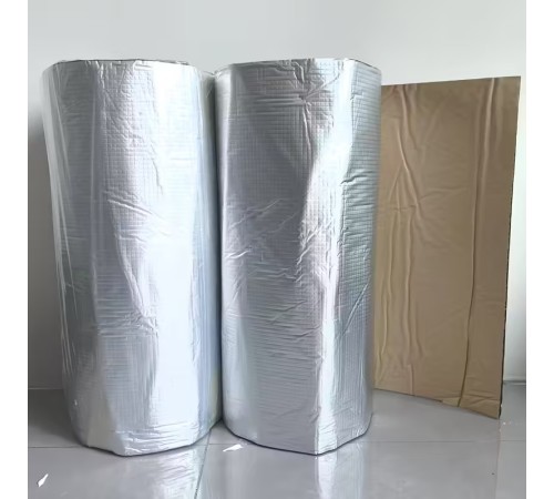 Oto Ses Yalıtım Malz. Folyolu 5m2 Araç ve Karavan Ses Isı İzolasyonu Süngeri 6mm Yapışkanlı