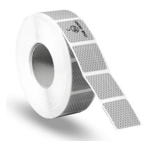 Tüvtürk Onaylı Reflektörlü Reflektif Fosforlu Şerit Bant Kesikli Reflektör 5mt Beyaz