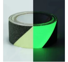 Fosforlu Kaydırmaz Bant 50mmx5mt Çapraz Yeşil Fosforlu Merdiven Bandı 50mm