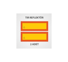 Tır Arka Işaret Reflektörü Metal Sac Malzeme