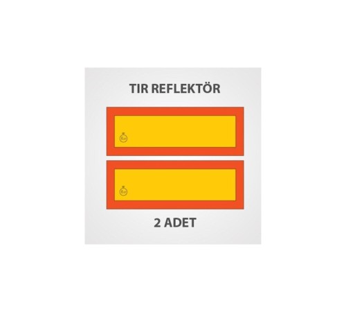 Tır Arka Işaret Reflektörü Metal Sac Malzeme