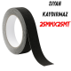 Merdiven Ve Zemin Kaydırmaz Kaymaz Bant 25mm X 25mt Siyah (48adet)