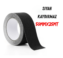 Merdiven Ve Zemin Kaydırmaz Kaymaz Bant 50mm X 25mt Siyah