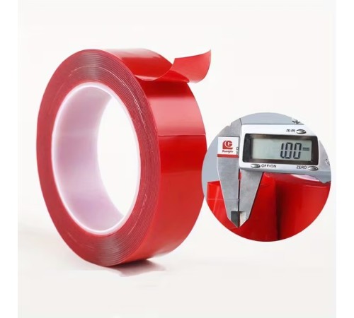 Silikon Çift Taraflı Montaj Bantı Şeffaf Tape 19mm X 5mt