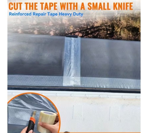 Yırtılmaya Karşı Dirençli, Yüksek Yapışma Gücü Enine Boyuna Lifli Bant 100mmx50mt