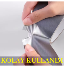 Çok Amaçlı Tamir Bandı Duck Tape Kanal Bandı "48 Mm X 25 Mt" Gri