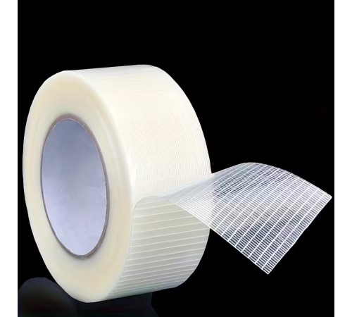 Yırtılmaya Karşı Dirençli, Yüksek Yapışma Gücü Enine Boyuna Lifli Bant 50mmx50mt