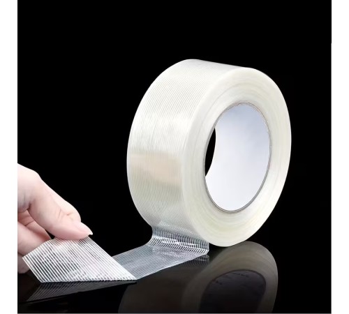 Yırtılmaya Karşı Dirençli, Yüksek Yapışma Gücü Boyuna Lifli Bant 50mmx50mt