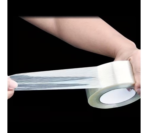 Yırtılmaya Karşı Dirençli, Yüksek Yapışma Gücü Boyuna Lifli Bant 50mmx50mt