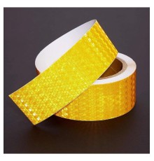 Reflektör Bal Petekli Reflektif Bant 50mm X 50mt Sarı
