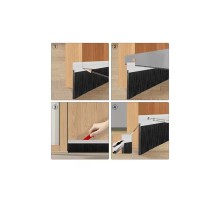 Kapı Altı Fırçası Kendinden Yapışkanlı 100cm Kıl Boyu 3cm