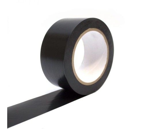 Pvc Yer İşaretleme Bandı 5cmx30m Zemin Bandı Siyah