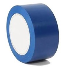 Pvc Yer İşaretleme Bandı 5cmx30m Zemin Bandı Mavi