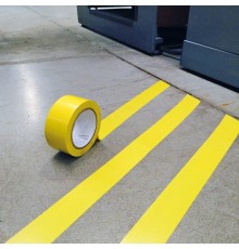 Pvc Yer İşaretleme Bandı 5cmx30m Zemin Bandı Sarı